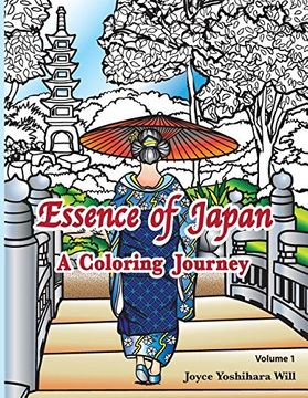 portada Essence of Japan: A Coloring Journey (in English)