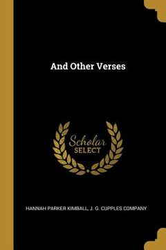 portada And Other Verses (en Inglés)