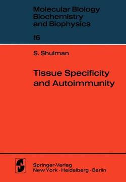 portada tissue specificity and autoimmunity (en Inglés)