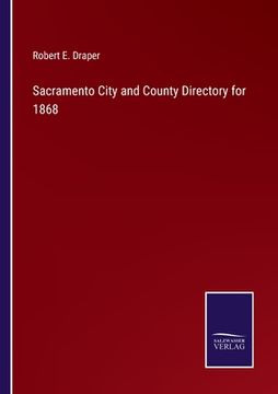 portada Sacramento City and County Directory for 1868 (en Inglés)