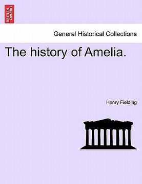 portada the history of amelia. (in English)