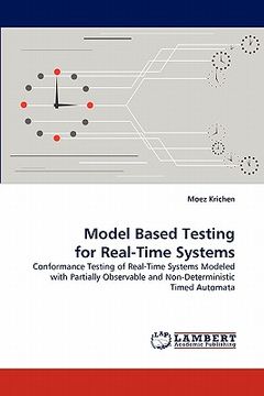portada model based testing for real-time systems (en Inglés)