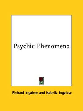 portada psychic phenomena (en Inglés)