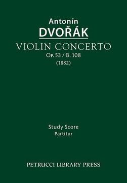 portada Violin Concerto, Op.53 / B.108: Study score