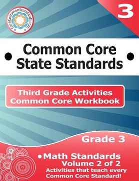 portada Third Grade Common Core Workbook: Math Activities: Volume 2 of 2 (in English)