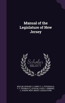 portada Manual of the Legislature of New Jersey (in English)