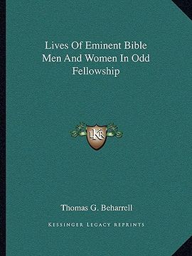 portada lives of eminent bible men and women in odd fellowship (en Inglés)
