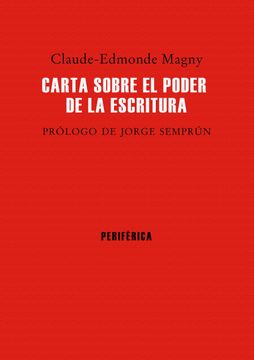 portada Carta Sobre El Poder de la Escritura (in Spanish)