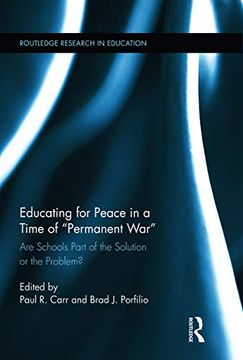 portada Educating for Peace in a Time of Permanent war (Routledge Research in Education) (in English)