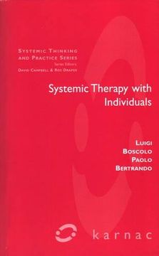 portada Systemic Therapy With Individuals (Systematic Thinking & Practice Series) (en Inglés)