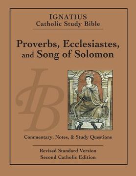 portada ignatius catholic study bible: proverbs, ecclesiastes, and song of solomon (in English)