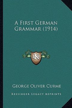 portada a first german grammar (1914) (in English)