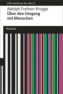 portada Über den Umgang mit Menschen: Eine Auswahl (Was Bedeutet das Alles? ) (in German)