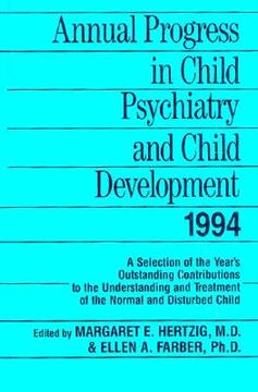 portada annual progress in child psychiatry and child development 1994