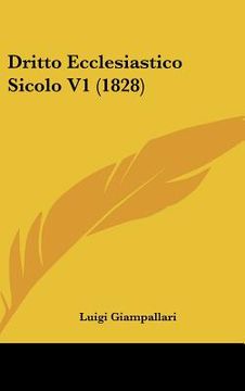portada dritto ecclesiastico sicolo v1 (1828) (en Inglés)