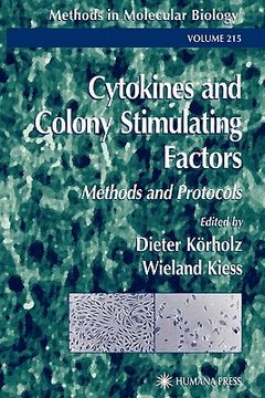 portada cytokines and colony stimulating factors: methods and protocols (in English)