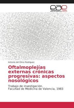 portada Oftalmoplejías externas crónicas progresivas: aspectos nosológicos (in Spanish)