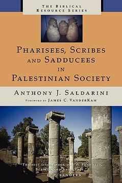 portada pharisees, scribes and sadducees in palestinian society (en Inglés)