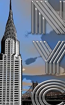 portada Iconic Chrysler Building new York City sir Michael Huhn Artist Drawing Journal (en Inglés)