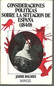 portada Consideraciones Politicas Sobre la Situacion en España 1840
