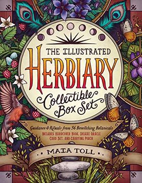 portada The Illustrated Herbiary Collectible box Set: Guidance and Rituals From 36 Bewitching Botanicals; Includes Hardcover Book, Deluxe Oracle Card Set, and Carrying Pouch (en Inglés)