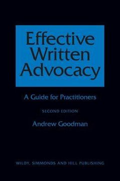 portada effective written advocacy (in English)
