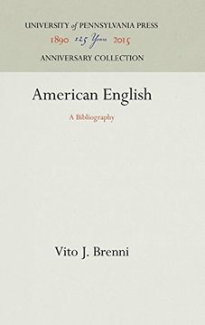 portada American English: A Bibliography (en Inglés)