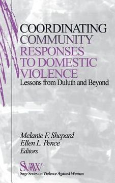 portada coordinating community responses to domestic violence: lessons from duluth and beyond (en Inglés)