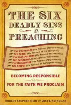 portada the six deadly sins of preaching (en Inglés)