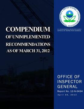 portada Compendium of Unimplemented Recommendations as of March 31, 2014 (en Inglés)
