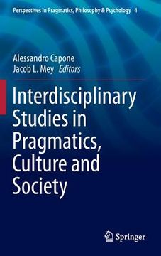 portada Interdisciplinary Studies in Pragmatics, Culture and Society