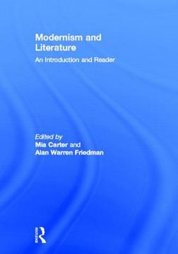 portada modernism and literature: an introduction and reader (en Inglés)