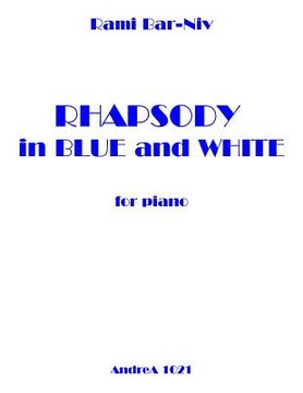 portada Rhapsody in Blue and White for Piano (en Inglés)