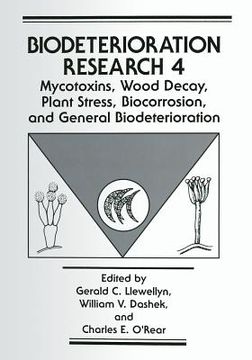 portada Mycotoxins, Wood Decay, Plant Stress, Biocorrosion, and General Biodeterioration