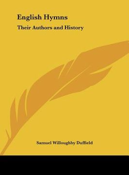 portada english hymns: their authors and history