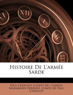 portada Histoire De L'armée Sarde (in French)