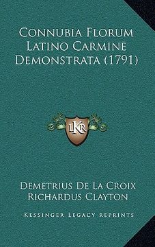 portada connubia florum latino carmine demonstrata (1791) (en Inglés)