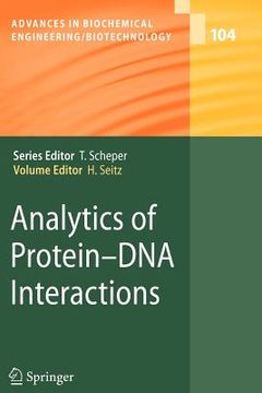 portada analytics of protein-dna interactions