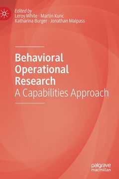 portada Behavioral Operational Research: A Capabilities Approach