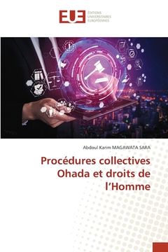 portada Procédures collectives Ohada et droits de l'Homme (in French)