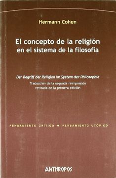 portada Concepto de la Religion en el Sistema de la fi Losofia, el (in Spanish)