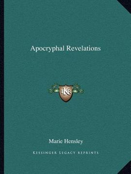 portada apocryphal revelations (en Inglés)