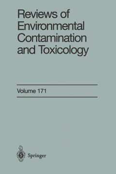 portada Reviews of Environmental Contamination and Toxicology: Continuation of Residue Reviews (en Inglés)