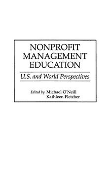 portada Nonprofit Management Education: U. S. And World Perspectives (384) (en Inglés)