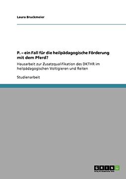 portada P. - ein Fall für die heilpädagogische Förderung mit dem Pferd? (German Edition)