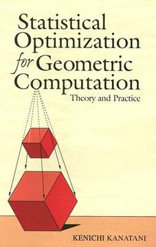 portada statistical optimization for geometric computation (in English)
