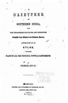 portada A Gazetteer of Southern India (en Inglés)