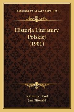 portada Historja Literatury Polskiej (1901) (in Polaco)