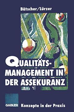 portada Qualitätsmanagement in Der Assekuranz: Konzepte Auf Dem Prüfstand