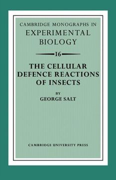 portada The Cellular Defence Reactions of Insects (Cambridge Monographs in Experimental Biology) (en Inglés)